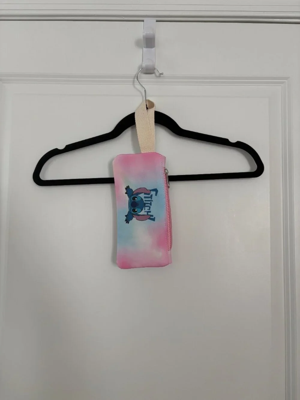 Disney Lilo & Stitch Themed Multi-Piece Pink Tie-Dyed Schoolbag Set